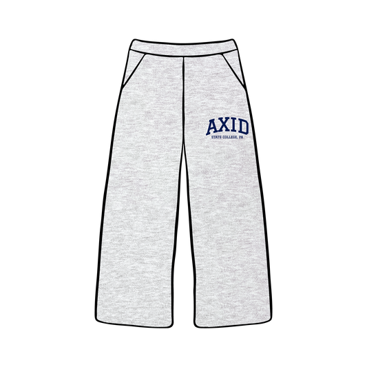 Penn State University x Alpha Xi Delta 'PR' Wide Leg Sweatpants