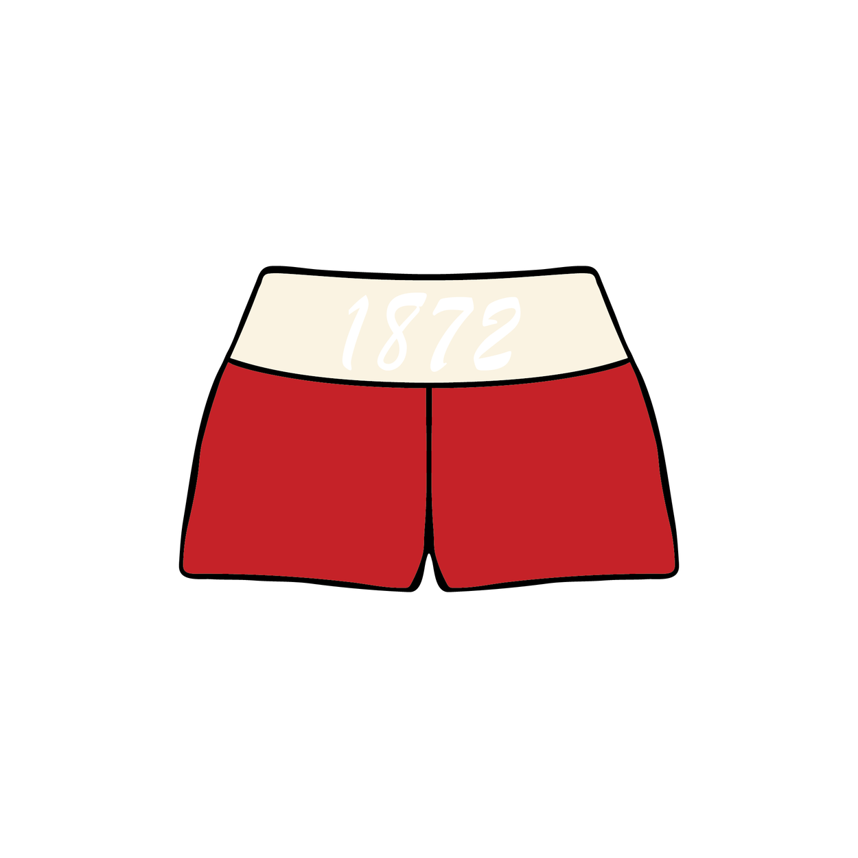 Pepperdine University x Alpha Phi 'Spring Merch' Foldover Shorts