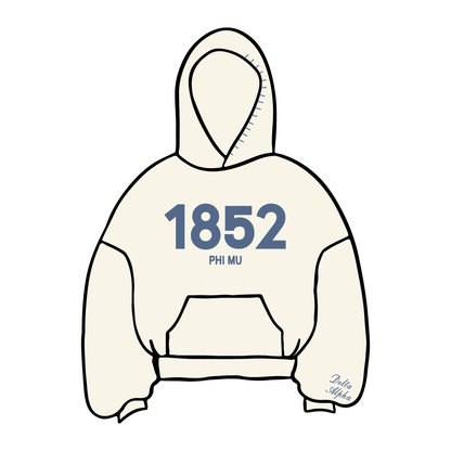 Indiana University Bloomington x Phi Mu 'PR Drop 2025' Hoodie