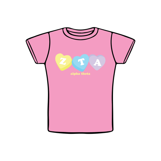 Purdue University x Zeta Tau Alpha 'Bid Day' Baby Tee