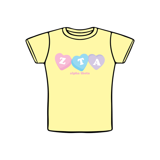 Purdue University x Zeta Tau Alpha 'Bid Day' Baby Tee