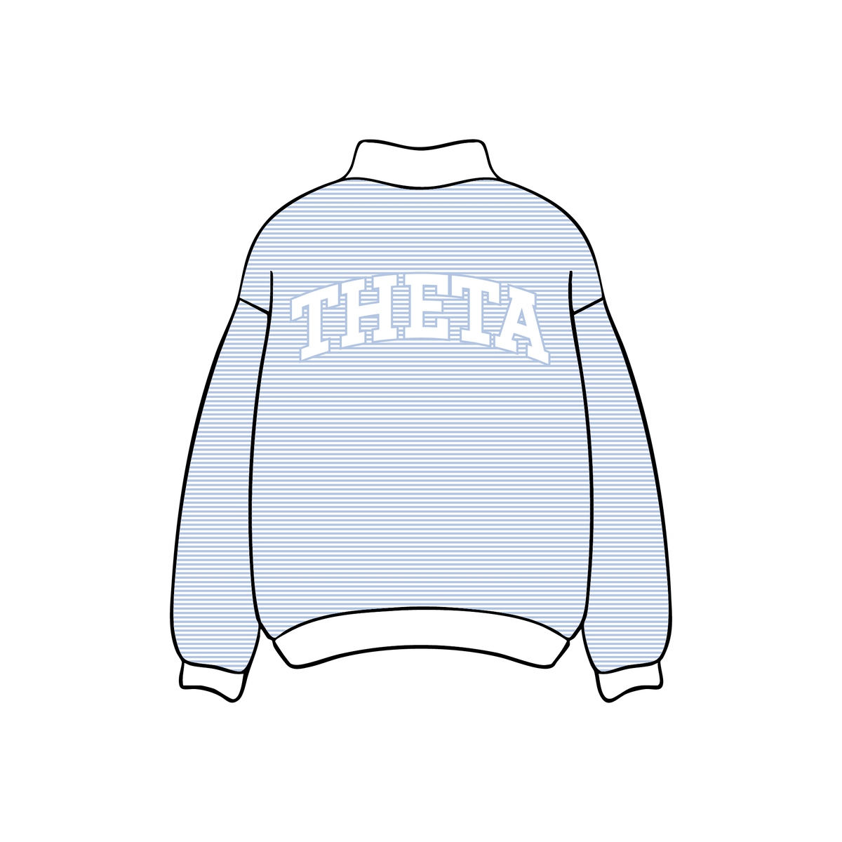 Quinnipiac University x Kappa Alpha Theta 'Spring Merch' Mockneck