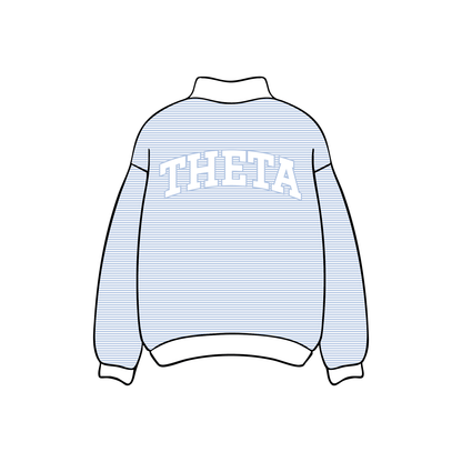 Quinnipiac University x Kappa Alpha Theta 'Spring Merch' Mockneck