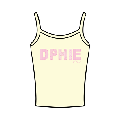 SUNY Cortland x Delta Phi Epsilon 'Back to School Merch' Spaghetti Tank Top