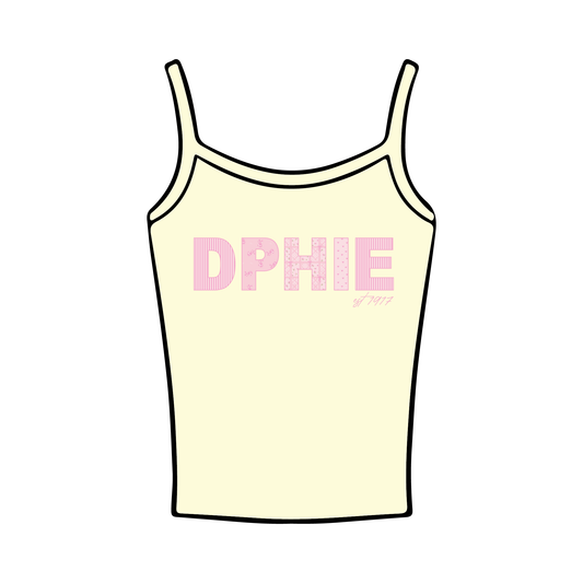 SUNY Cortland x Delta Phi Epsilon 'Back to School Merch' Spaghetti Tank Top