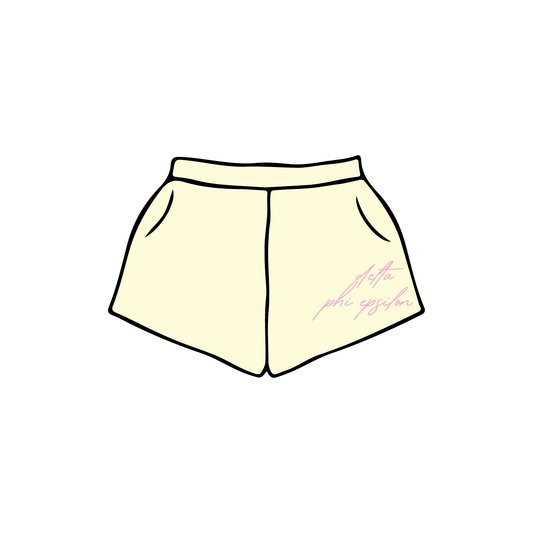 SUNY Cortland x Delta Phi Epsilon 'Back to School Merch' Sweatshorts