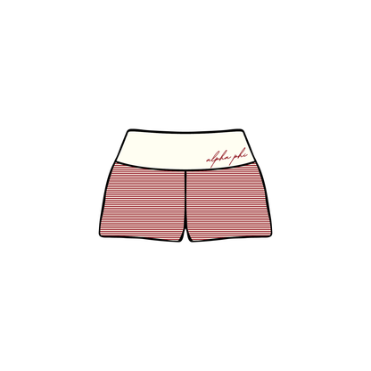 San Diego State University x Alpha Phi 'Spring Merch' Foldover Shorts