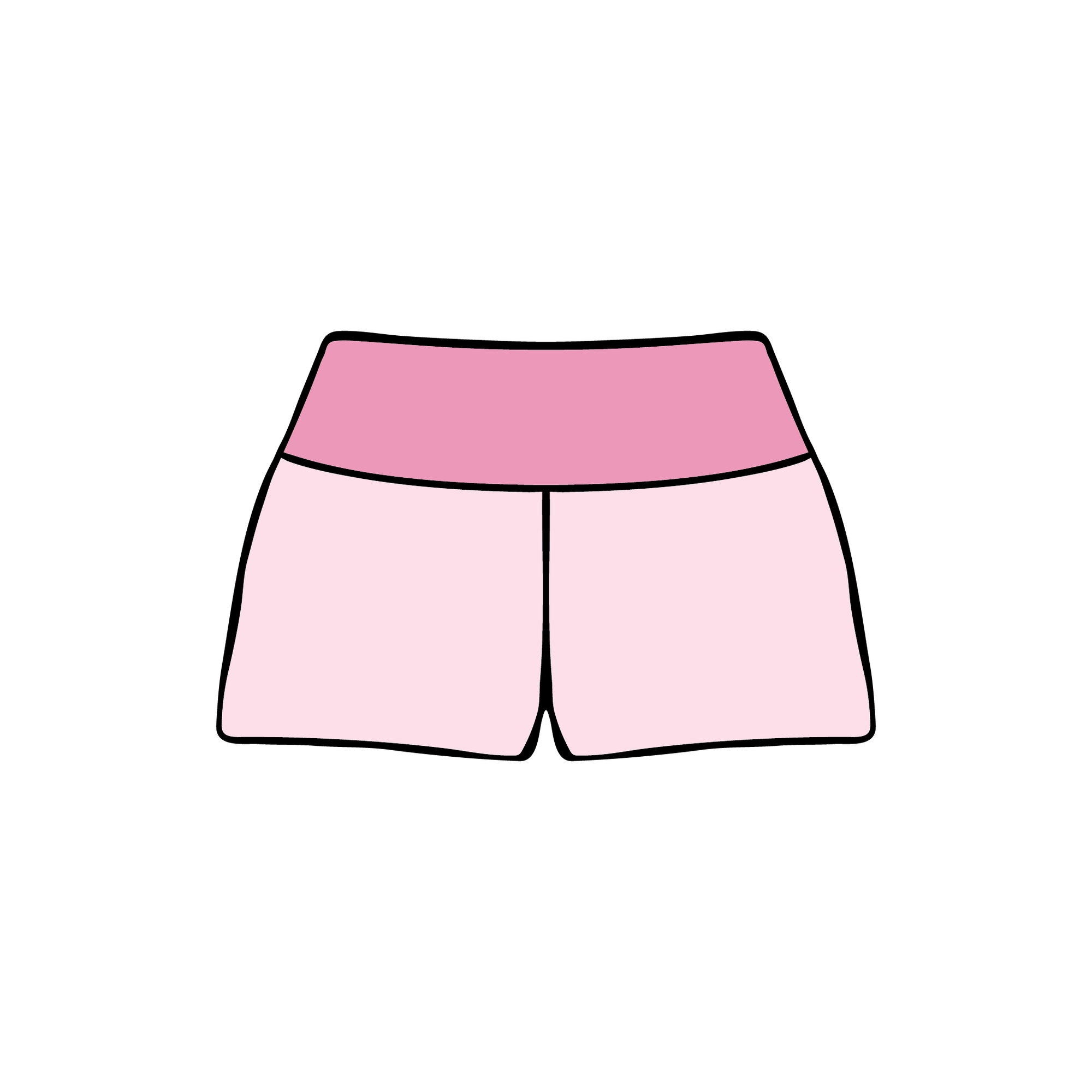 San José State University x Delta Zeta 'Philanthropy' Foldover Shorts