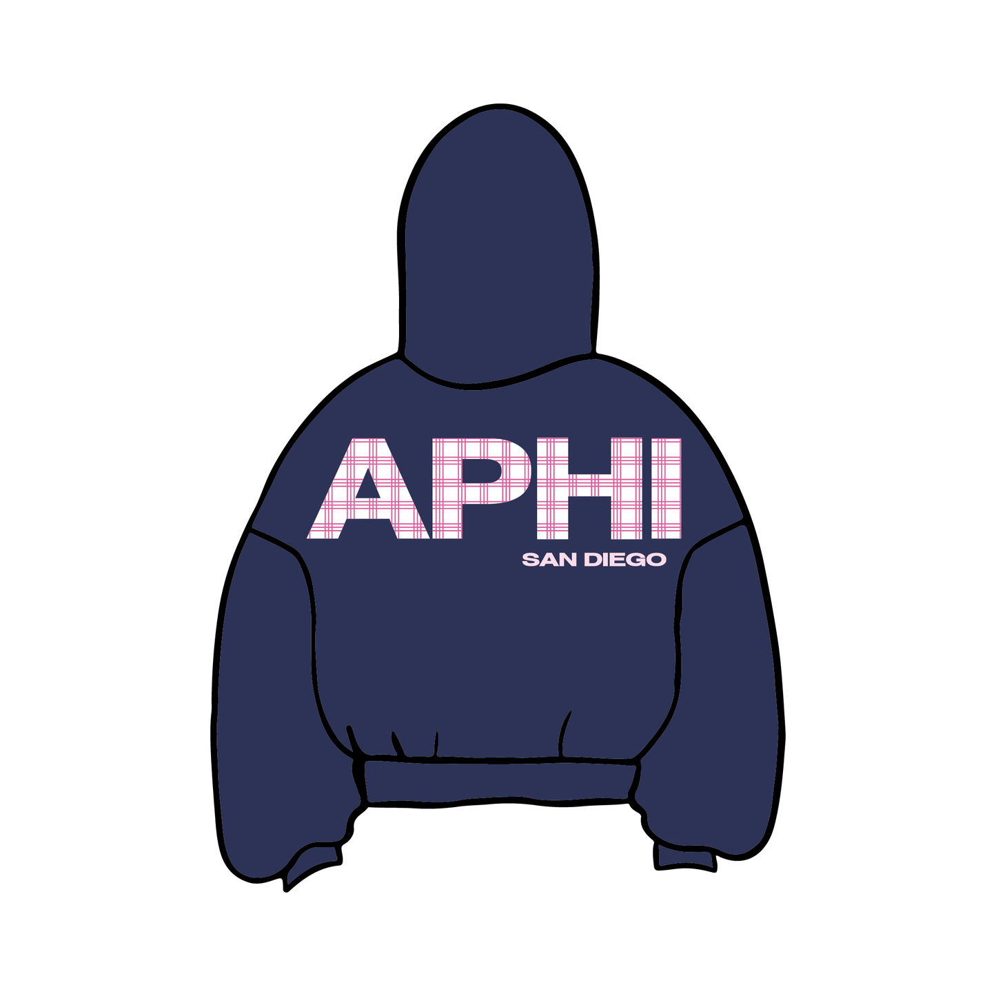 San Diego State University x Alpha Phi 'Spring Merch Drop' Hoodie