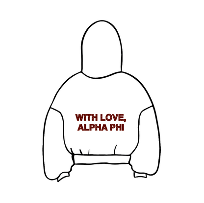 University of Delaware x Alpha Phi 'Polka Dot' Hoodie