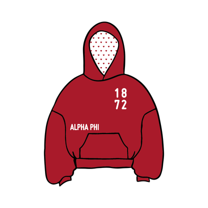 Southeast Missouri State University x Alpha Phi 'Heartbeat Week' Hoodie