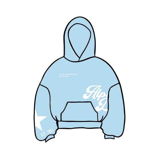 Southern Methodist University x Alpha Delta Pi 'Bid Day 2025 Reorder' Hoodie