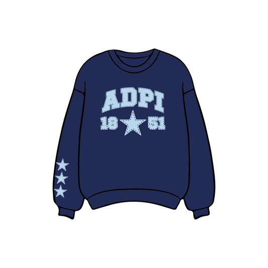 Southern Methodist University x Alpha Delta Pi 'Spring Set' Crewneck