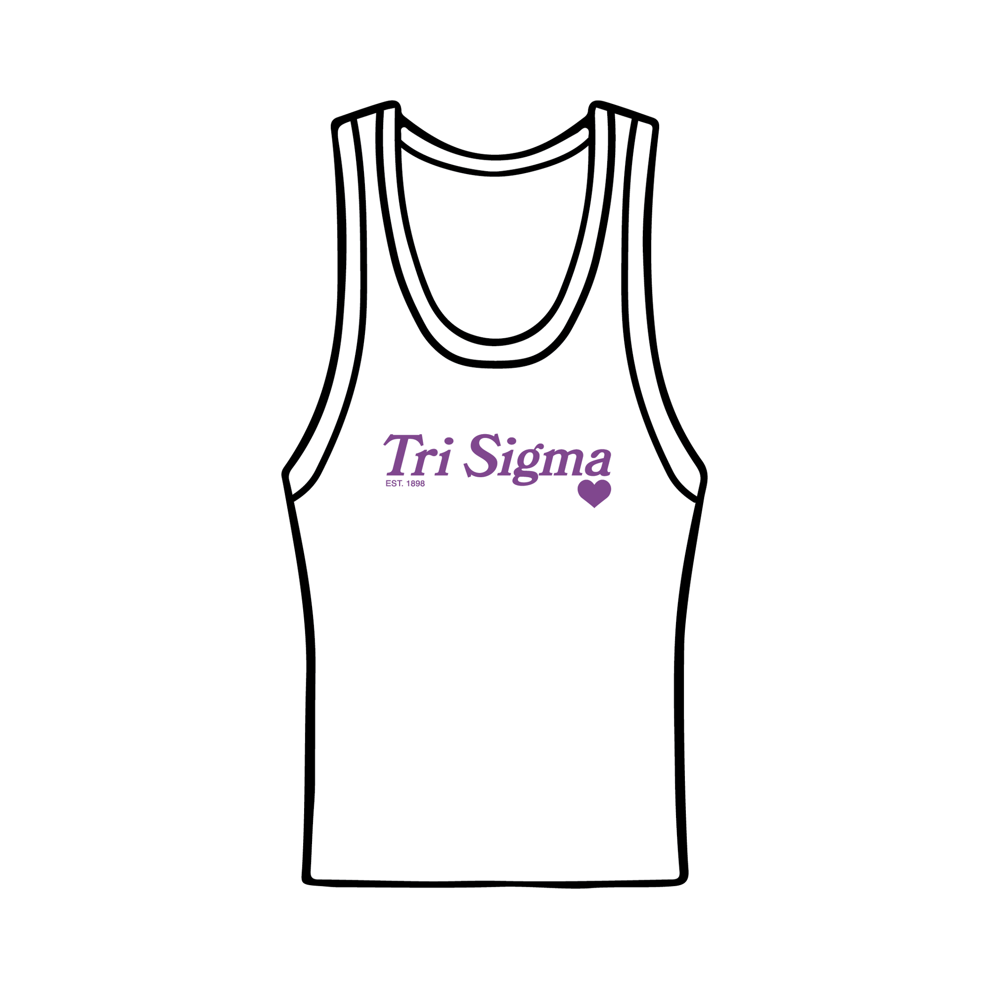 St Joseph's University x Sigma Sigma Sigma 'Fall Rush 2026' Tank Top
