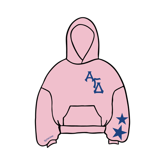Syracuse University x Alpha Gamma Delta 'Chapter Merch' Hoodie