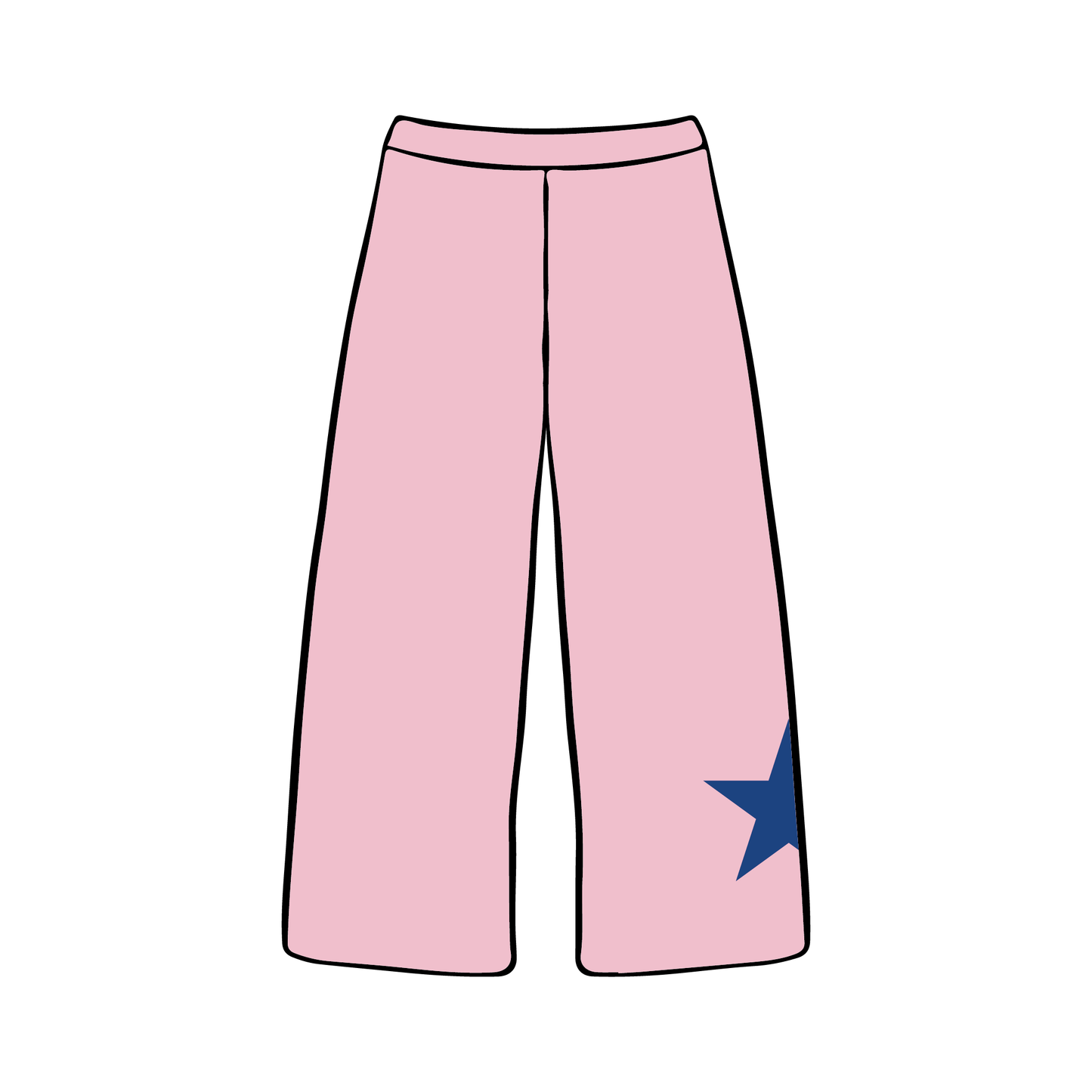 Syracuse University x Alpha Gamma Delta 'Chapter Merch' Wide-leg Sweatpants