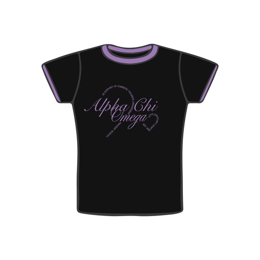 University of Arizona x Alpha Chi Omega 'Fall Rush 2025 (Philo Round)' Baby Tee