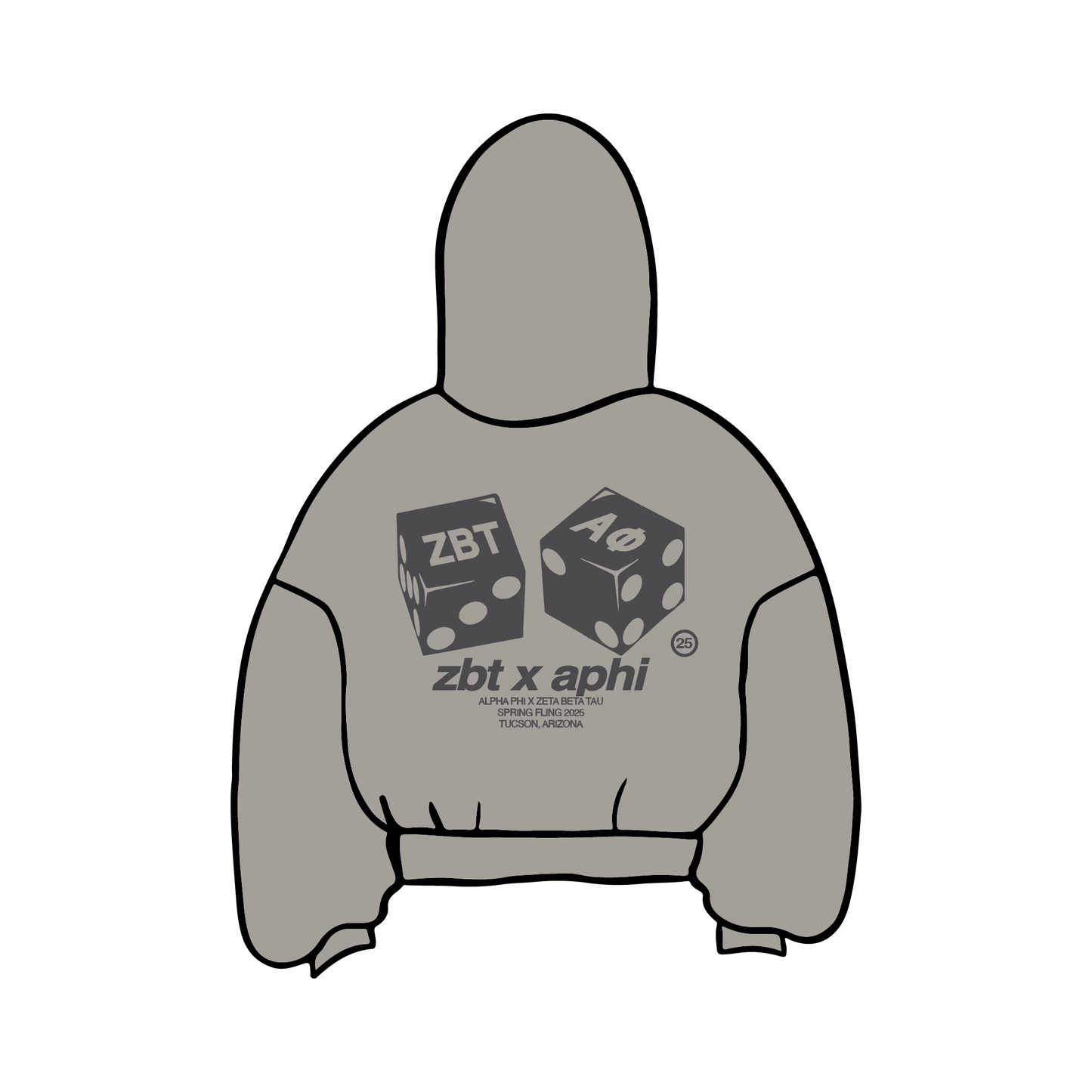 University of Arizona x Zeta Beta Tau x Alpha Phi 'Spring Fling' Hoodie