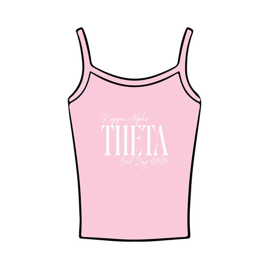 University of Arizona x Kappa Alpha Theta 'Bid Day' Spaghetti Tank Top