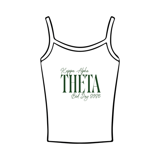 University of Arizona x Kappa Alpha Theta 'Bid Day' Spaghetti Tank Top