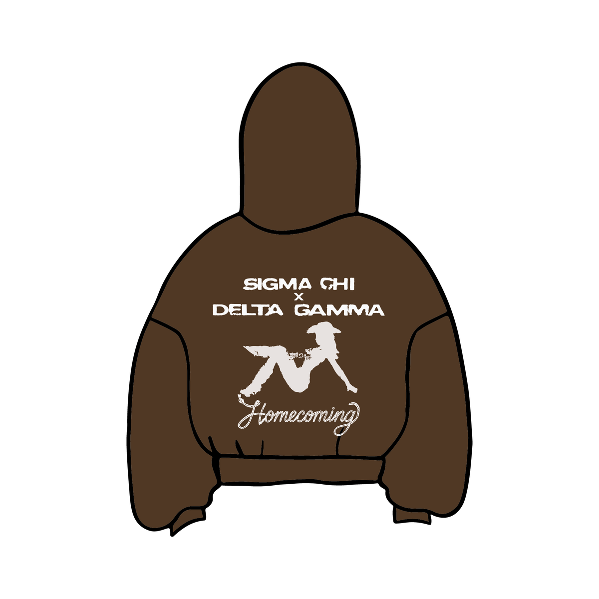 University of Arizona x Sigma Chi x Delta Gamma 'Hoco 2025' Hoodie ...