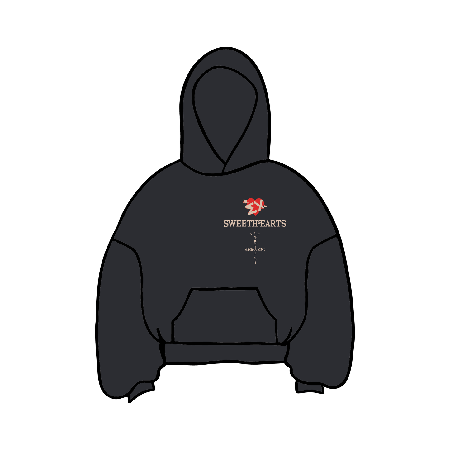 University of Arizona x Sigma Chi 'Sweethearts Week 2025' Hoodie