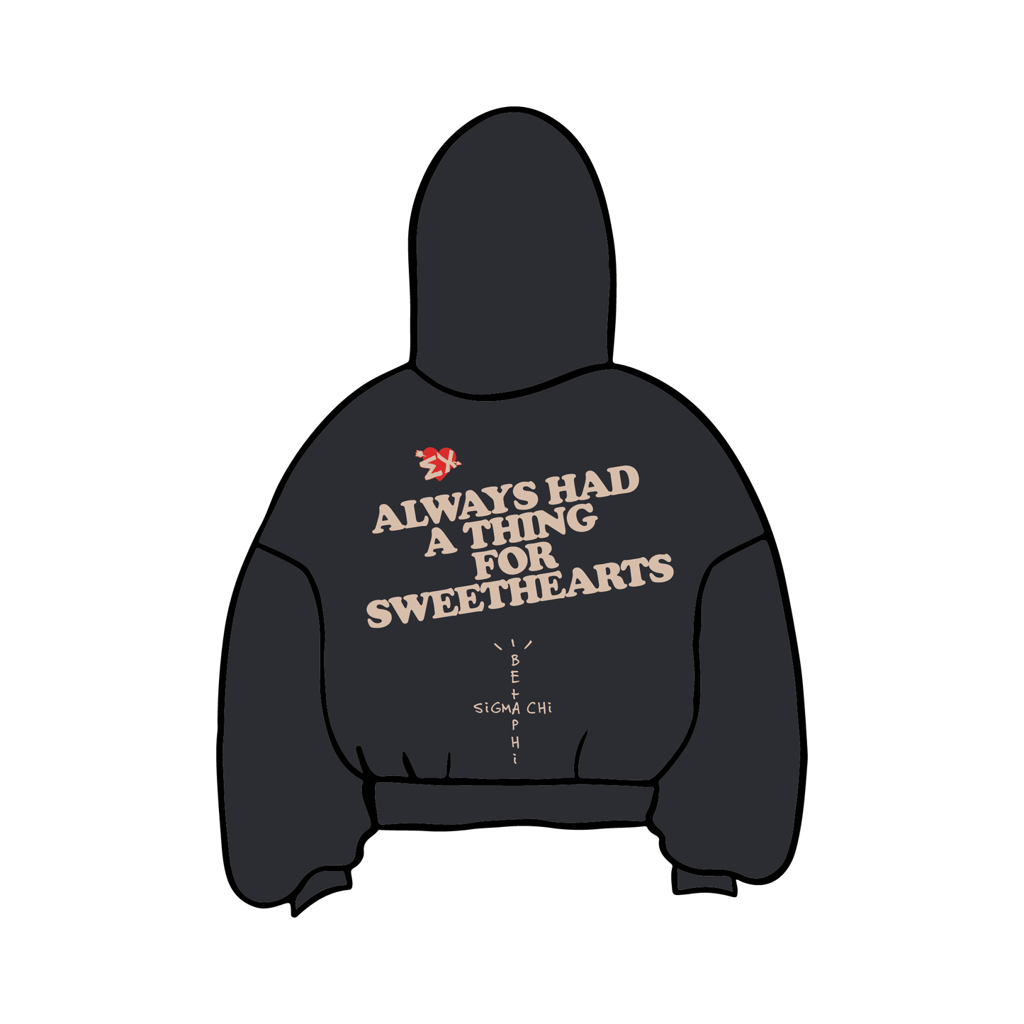 University of Arizona x Sigma Chi 'Sweethearts Week 2025' Hoodie