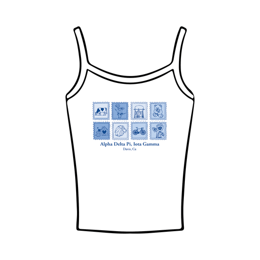 University of California, Davis x Alpha Delta Pi 'Fall Philanthropy Day 2025' Spaghetti Tank Top