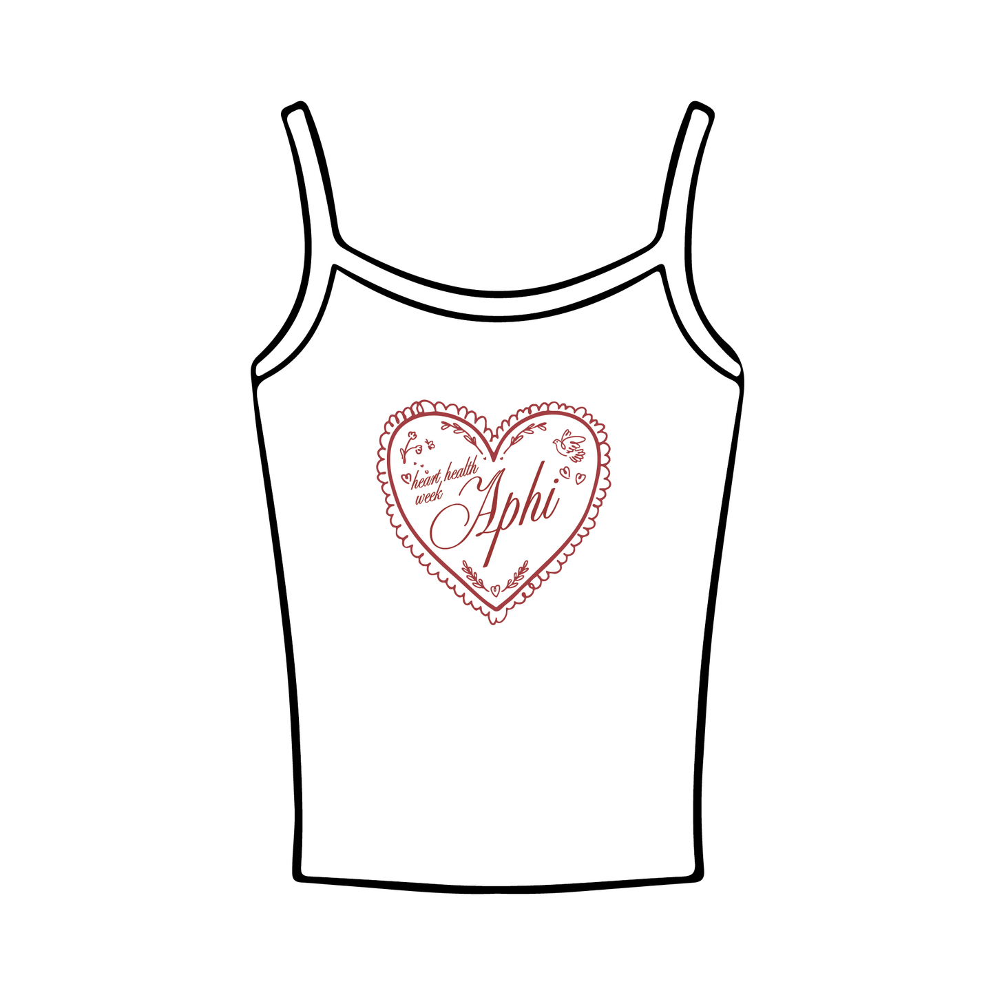University of California, Los Angeles x Alpha Phi 'Philanthropy Week' Spaghetti Tank