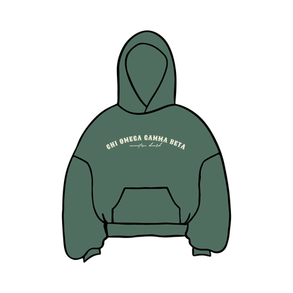 University of California, Los Angeles x Chi Omega 'Exec Merch' Gildan Hoodie