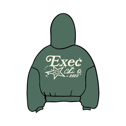 University of California, Los Angeles x Chi Omega 'Exec Merch' Gildan Hoodie