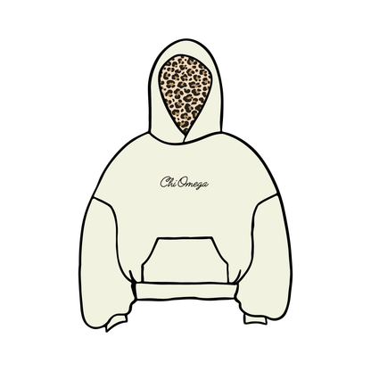 University of California, Los Angeles x Chi Omega 'Cheetah' Hoodie