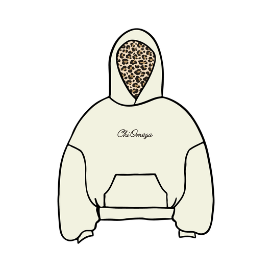 University of California, Los Angeles x Chi Omega 'Cheetah' Hoodie