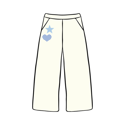 University of California, San Diego x Alpha Phi 'Spring Merch' Wide-leg Sweatpants