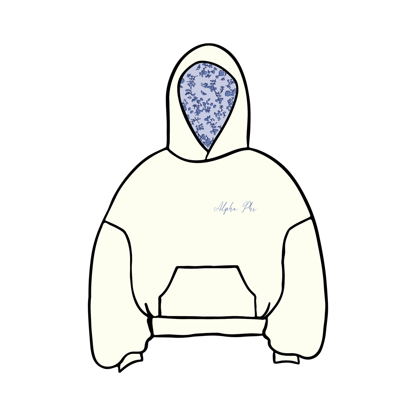 University of California, San Diego x Alpha Phi 'Spring Merch' Hoodie