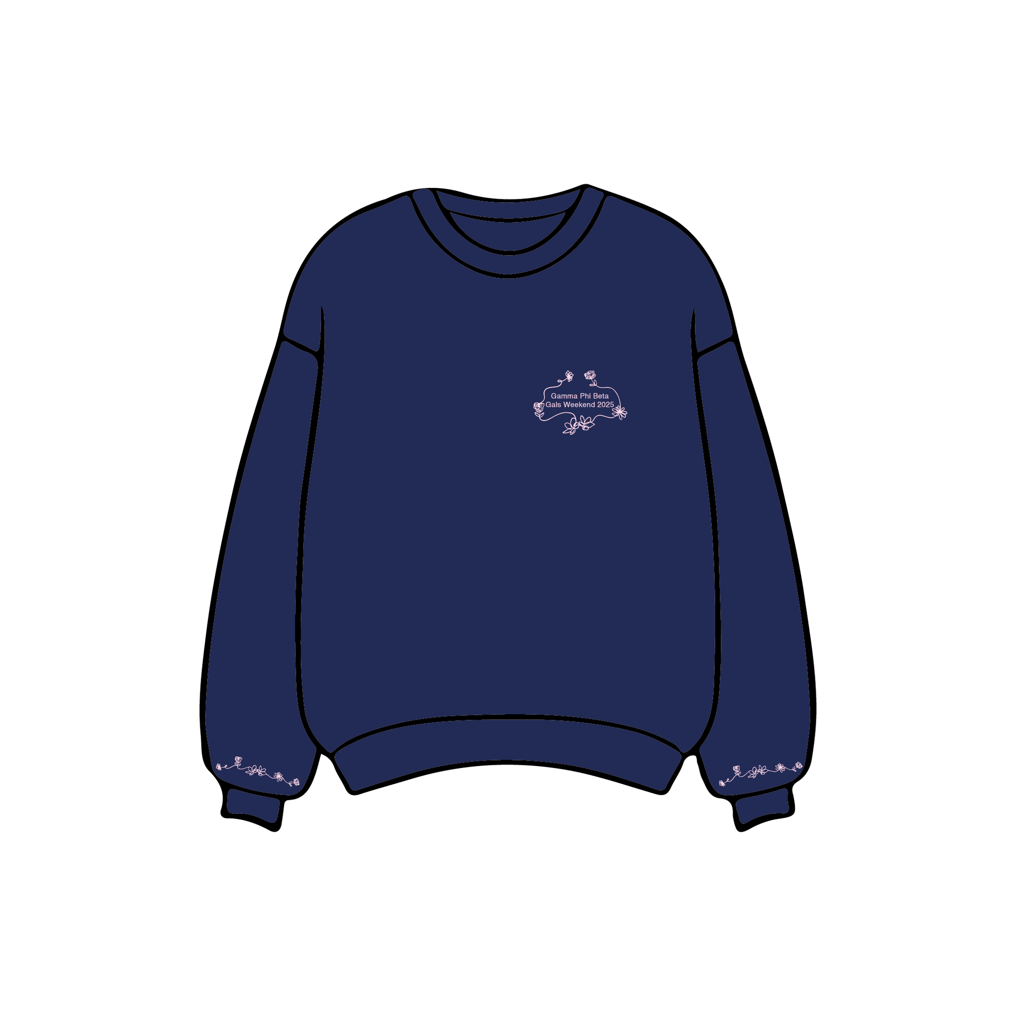 University of Colorado Boulder x Gamma Phi Beta 'Gals Weekend 2025' Crewneck