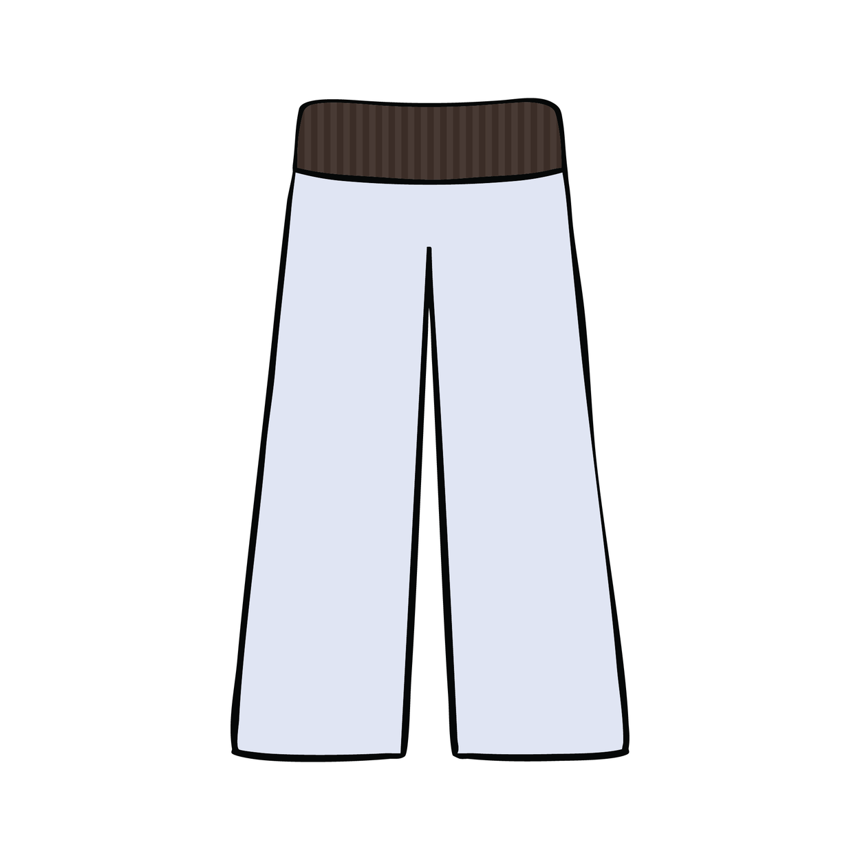 University of Delaware x Alpha Phi 'Spring Semester Drop' Foldover Pants