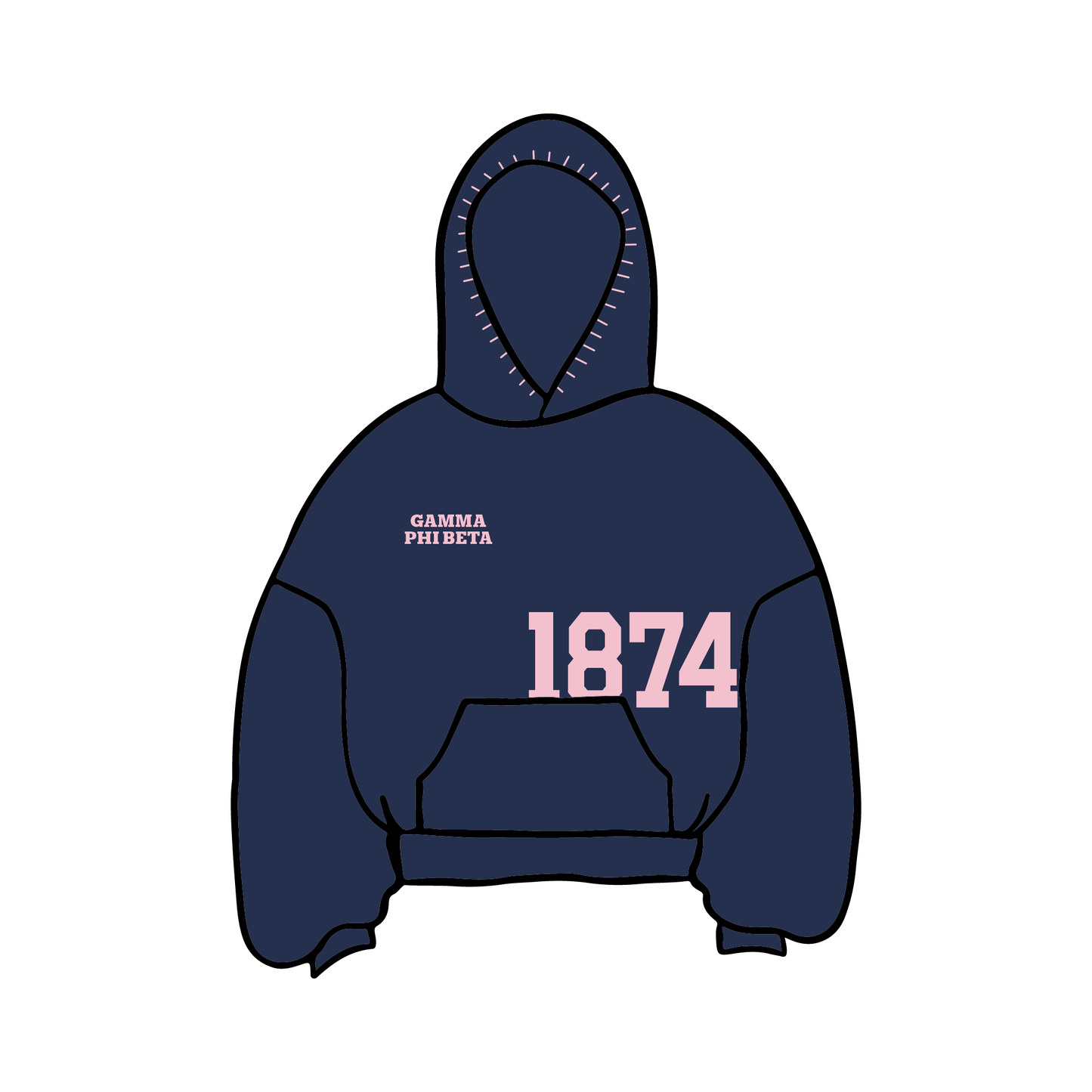 University of Delaware x Gamma Phi Beta 'General Merch' Hoodie