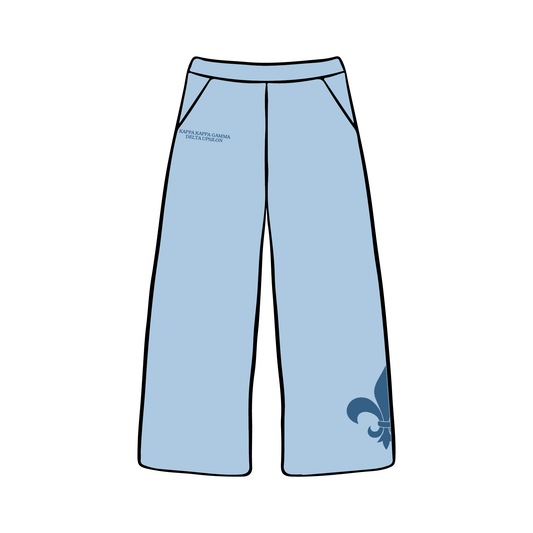 University of Georgia x Kappa Kappa Gamma 'General Merch' Wide-leg Sweatpants