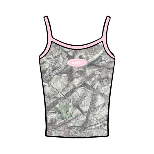 University of Illinois Urbana-Champaign x Alpha Delta Pi 'Camo' Spaghetti Tank Top