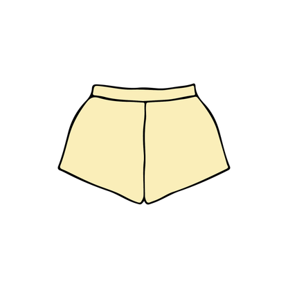 University of Iowa x Gamma Phi Beta 'General Merch' Sweatshorts