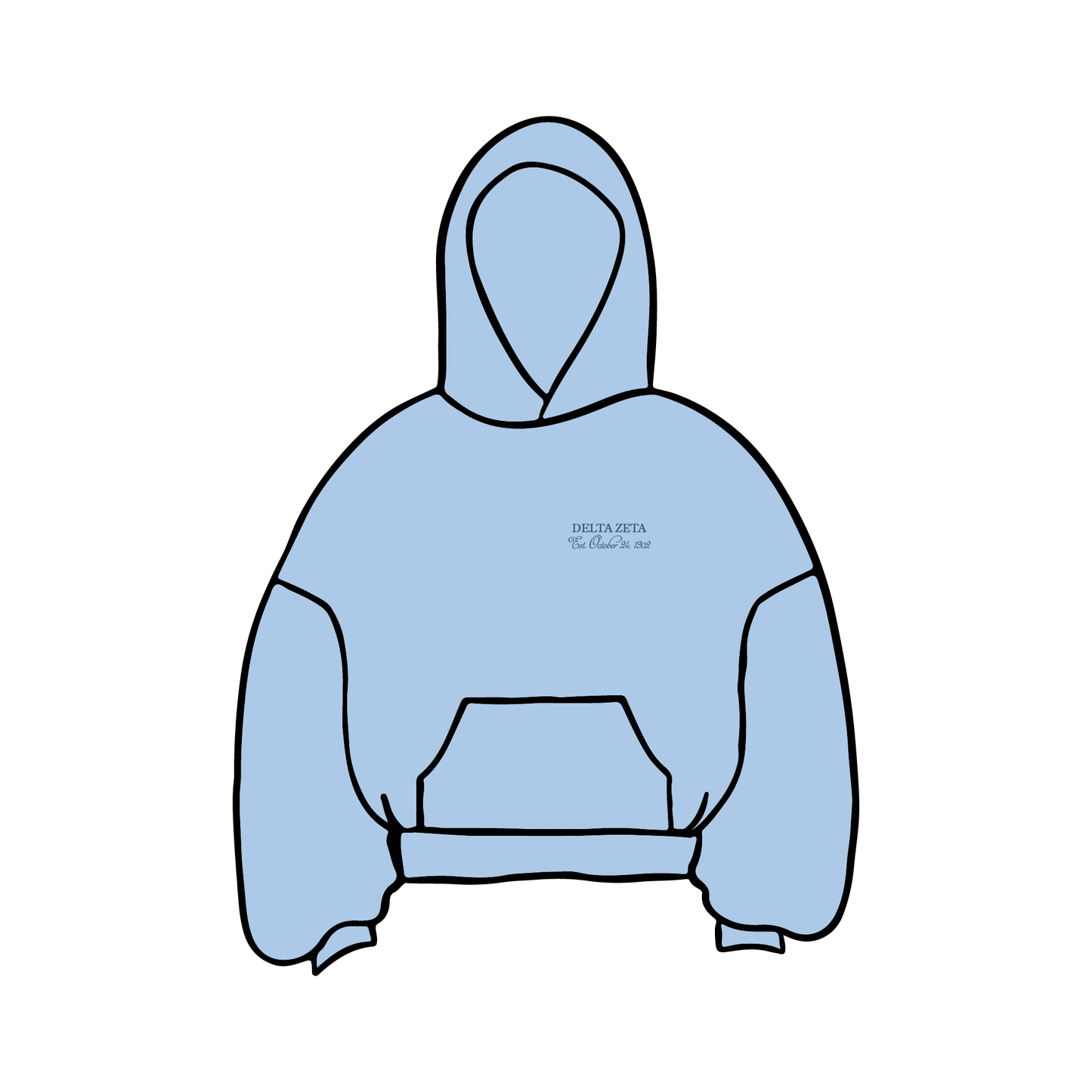 University of Kentucky x Delta Zeta 'Fall Merch Drop' Hoodie