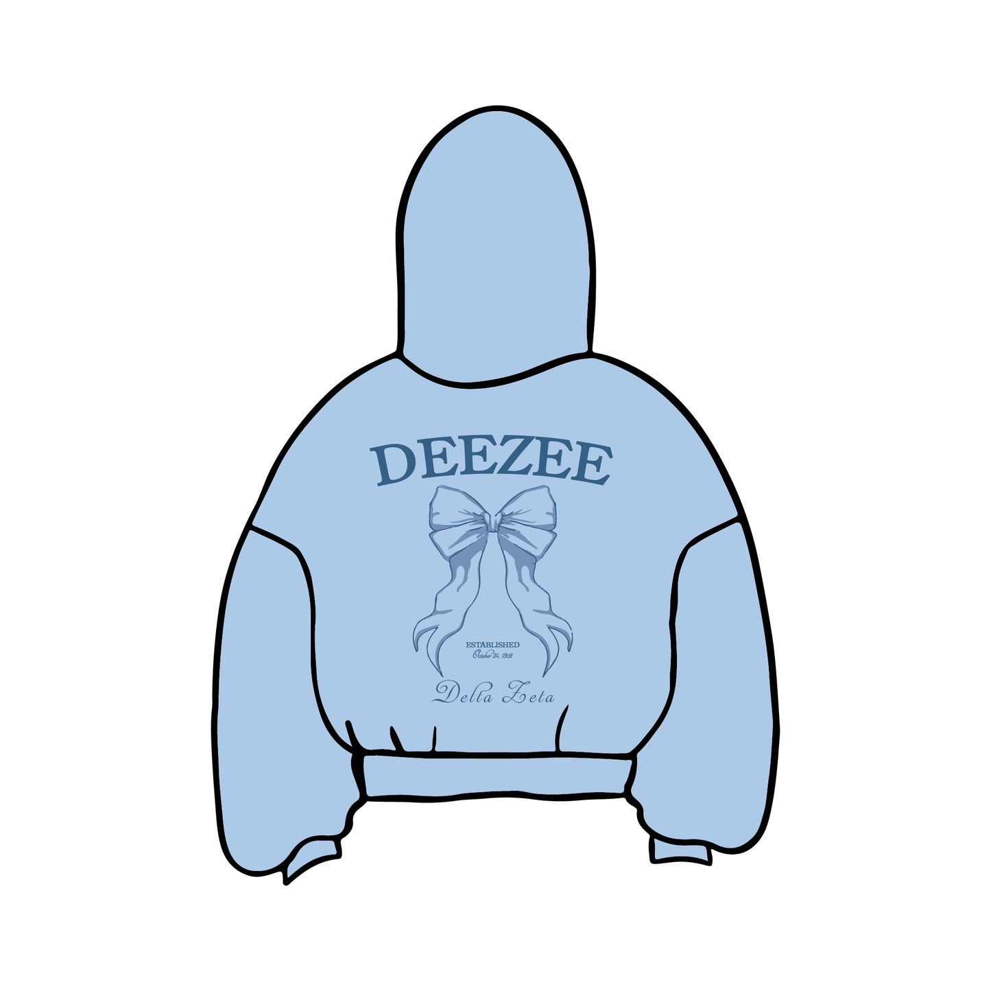 University of Kentucky x Delta Zeta 'Fall Merch Drop' Hoodie