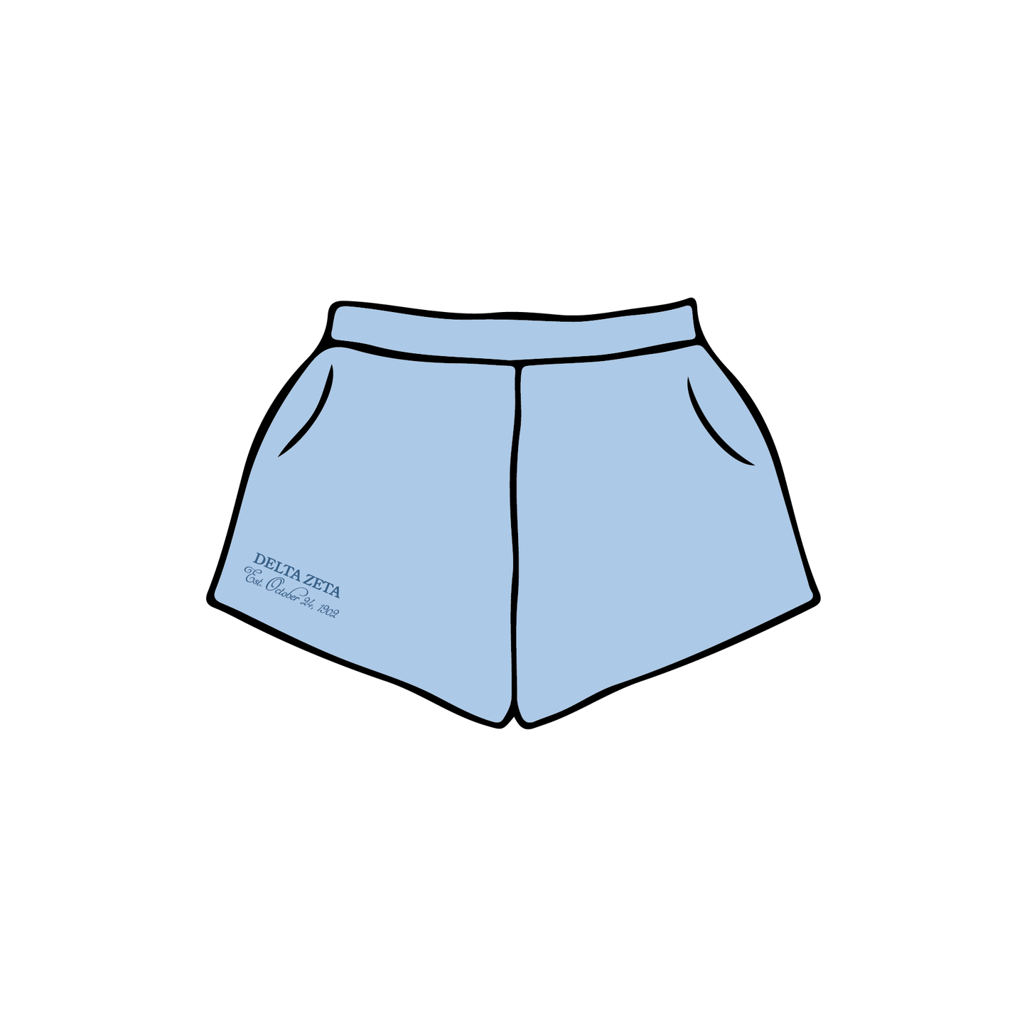 University of Kentucky x Delta Zeta 'Fall Merch Drop' Sweatshorts