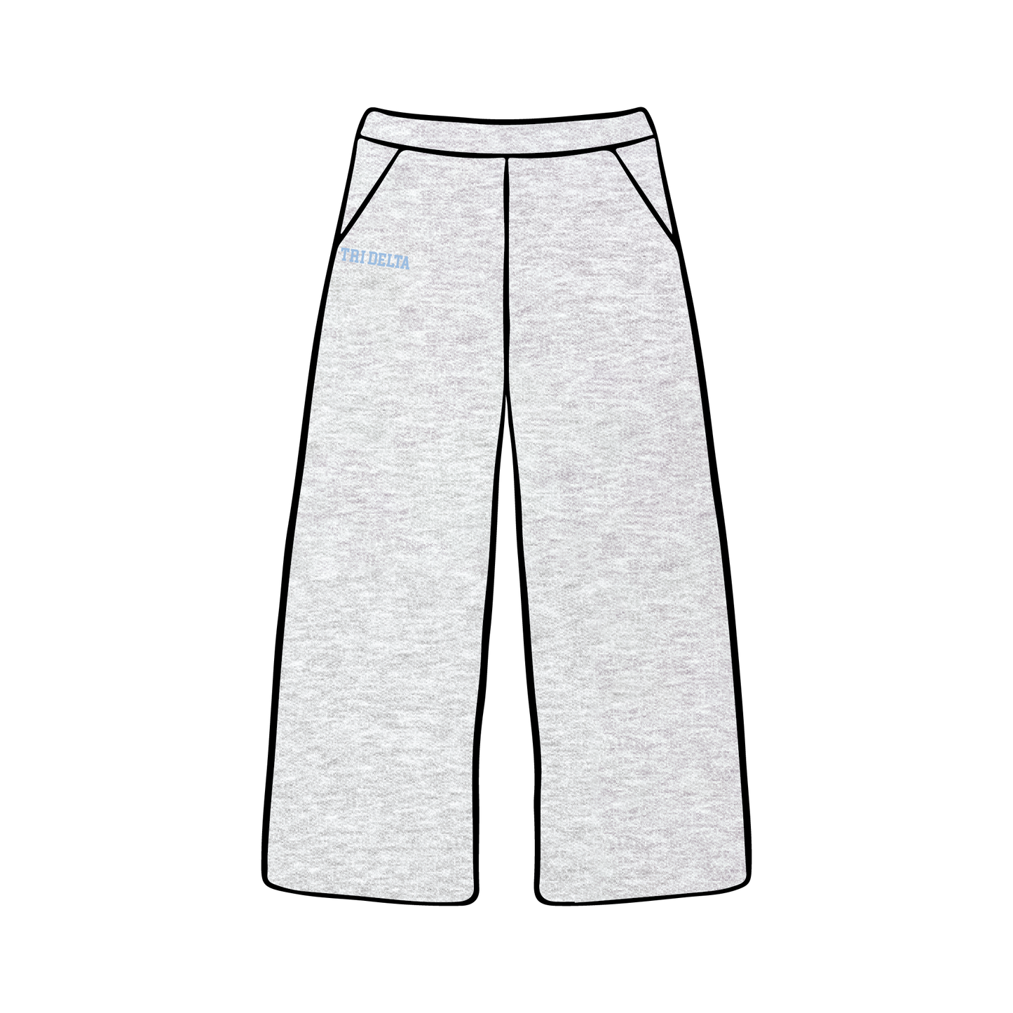 University of Missouri x Delta Delta Delta 'Work Week' Wide-leg Sweatpants