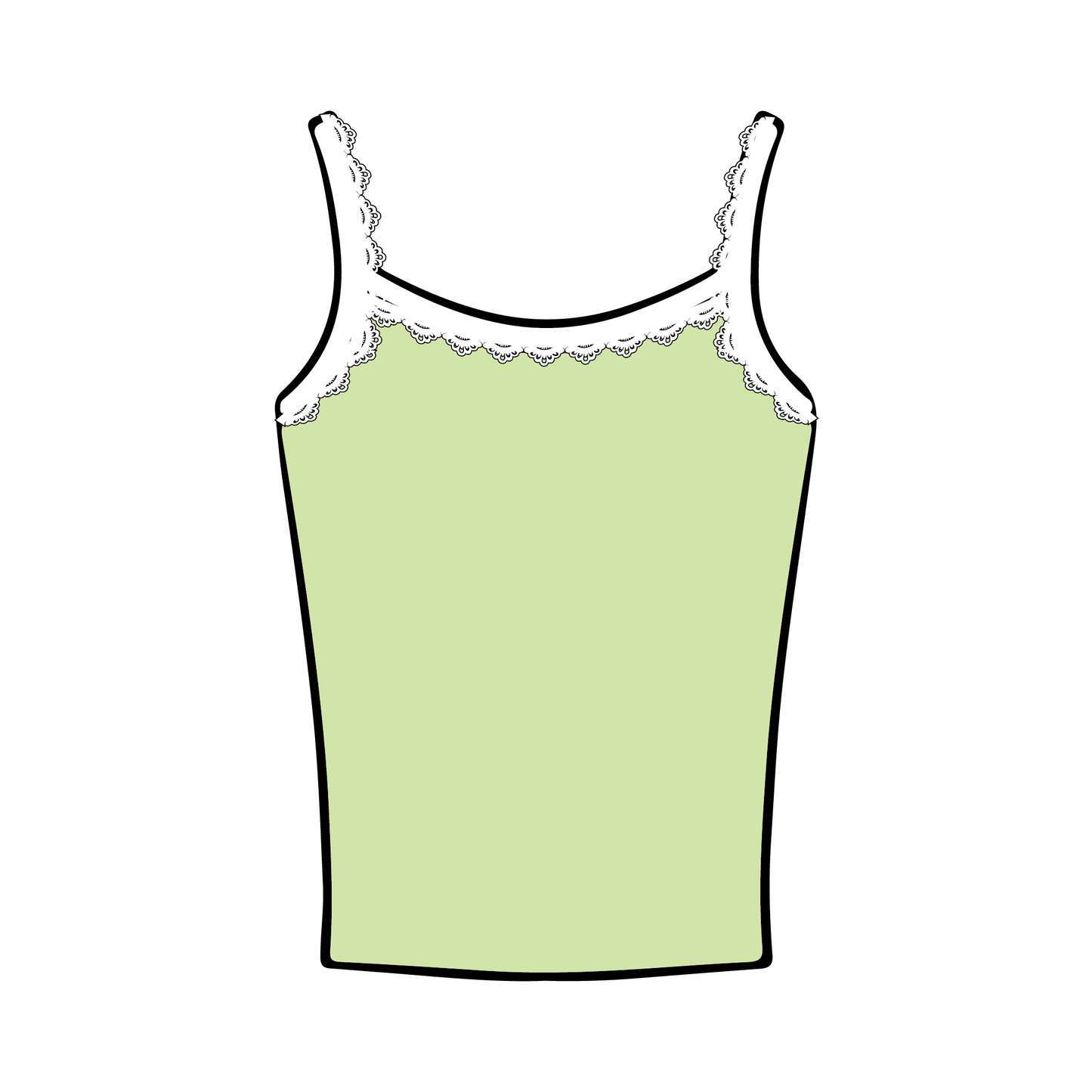 University of North Carolina Wilmington x Alpha Phi 'Bid Day 2025' Spaghetti Tank Top
