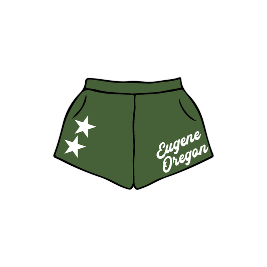 University of Oregon x Sigma Kappa 'Winter Merch' Sweatshorts