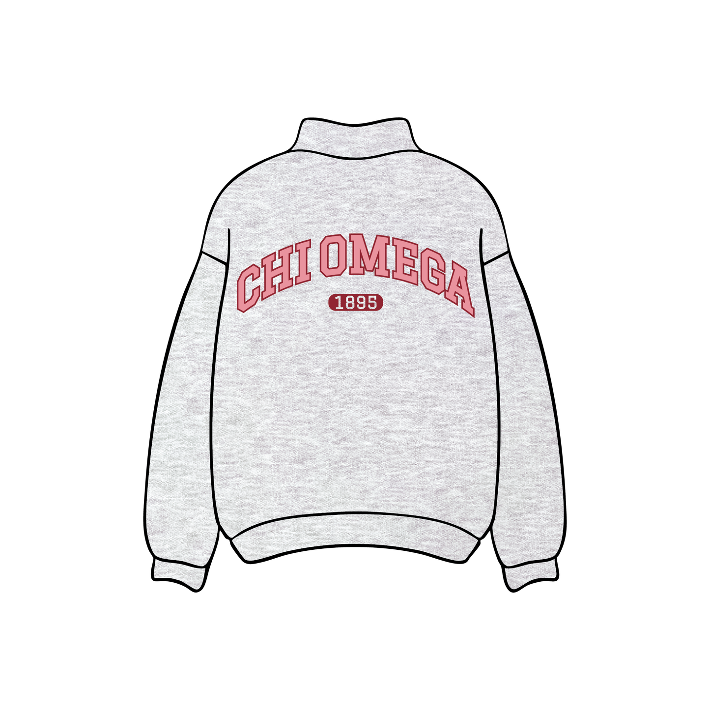 University of Virginia x Chi Omega 'Fall Merch Pack' Mockneck