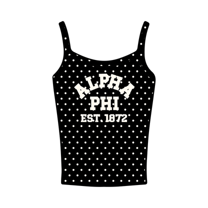 University of Wisconsin-Madison x Alpha Phi 'New Member' Spaghetti Tank Top