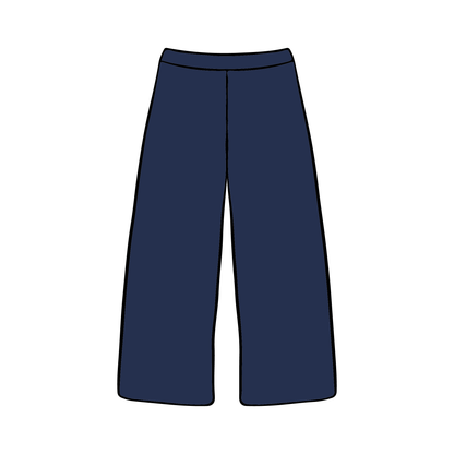 University of Wisconsin-Madison x Delta Gamma 'Senior Merch' Wide-leg Sweatpants